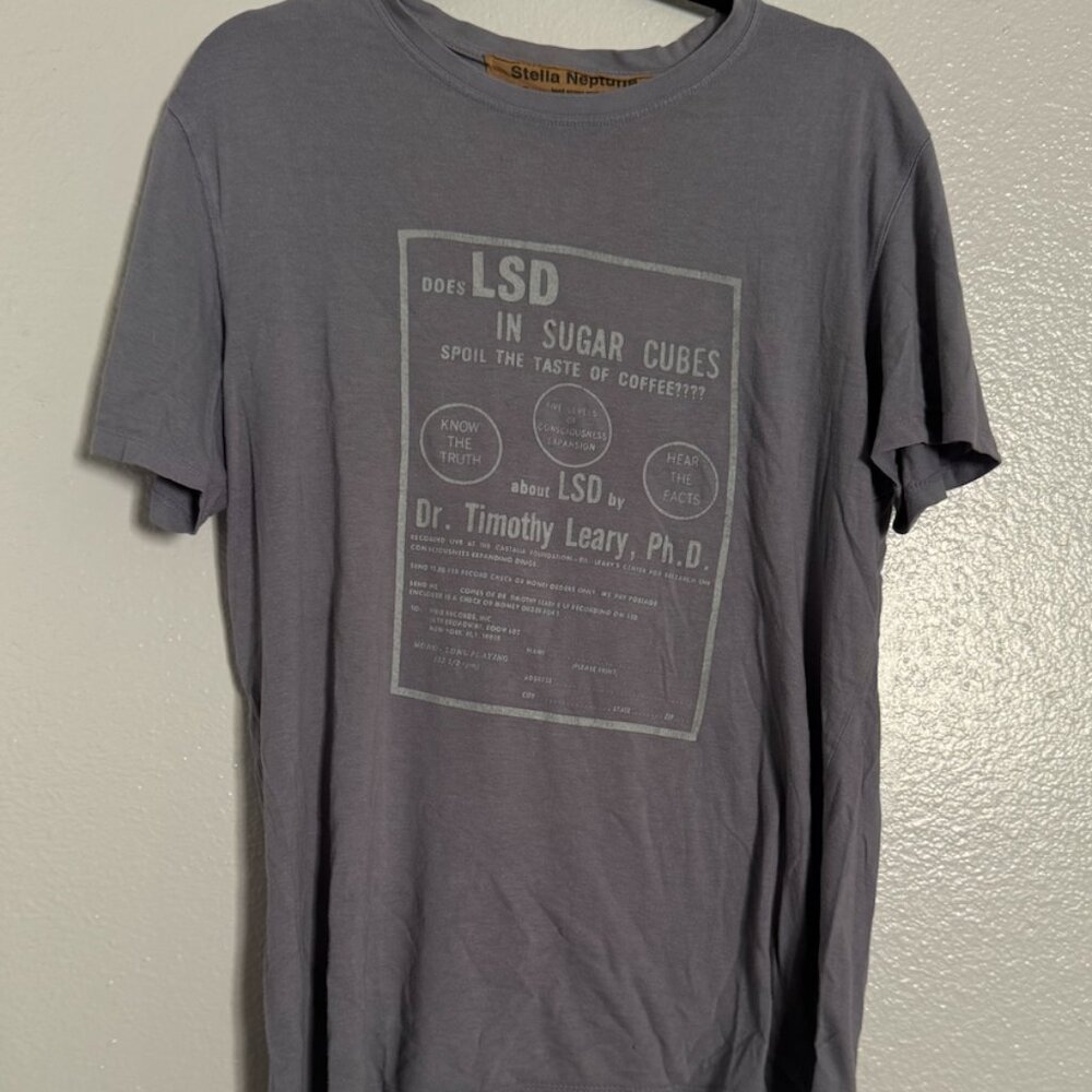 Timothy Leary's LSD Vintage T-Shirt by Stella Neptune